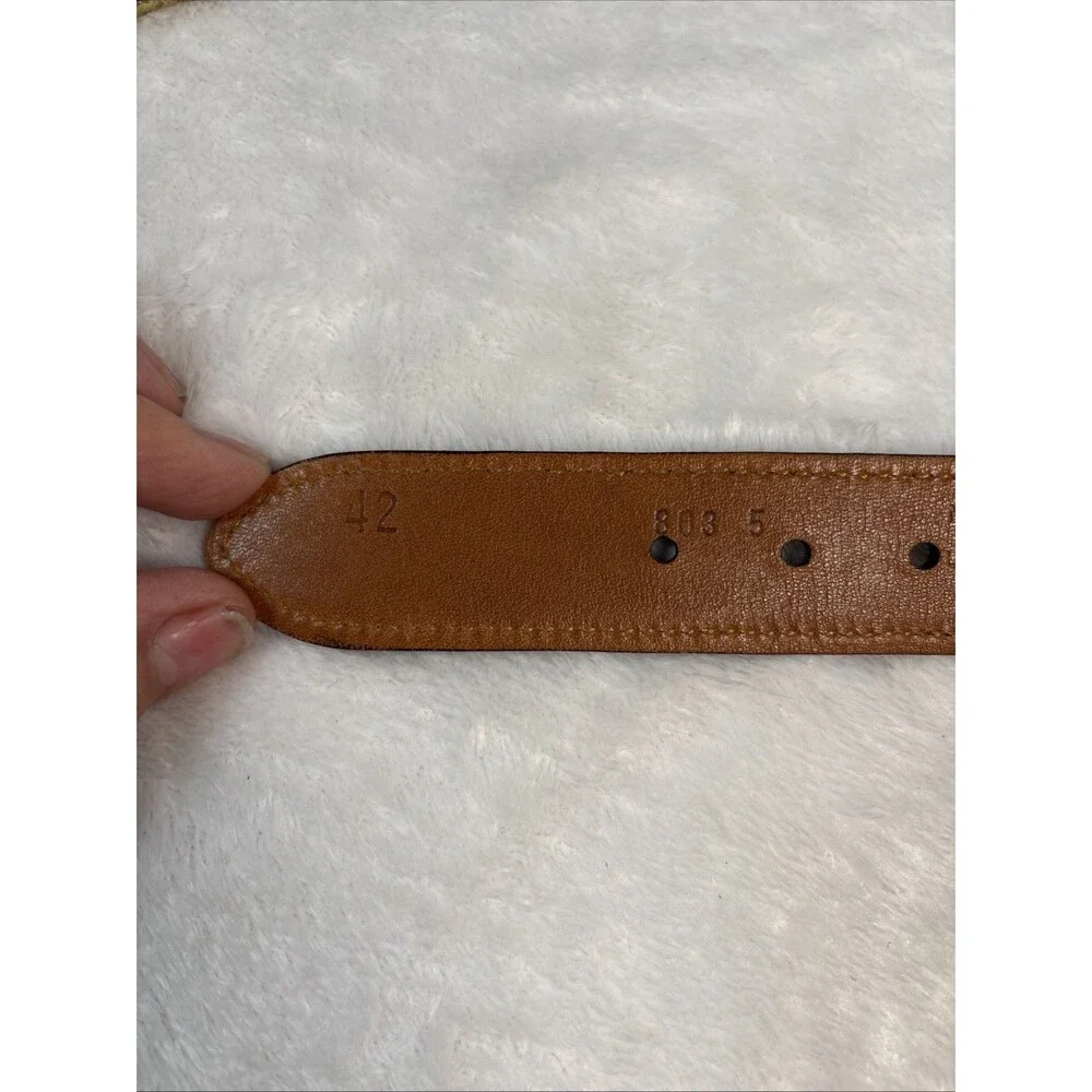 Burberry London Leather Belt - Size 42